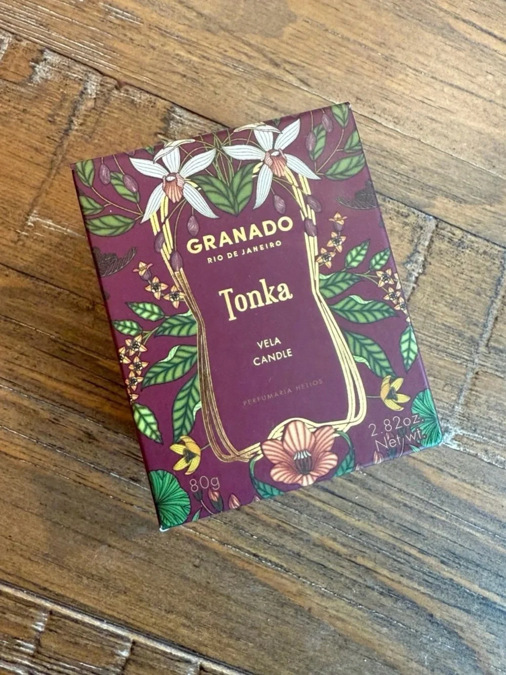 Granado Rio De Janeiro Tonka Candle Elixir Collection New in Box Never Burned